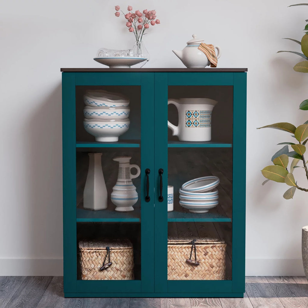 Storage Buffet Cabinet with Glass Doors H80688