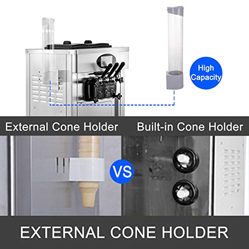 Commercial Soft Ice Cream Machine 3 Flavors C73527