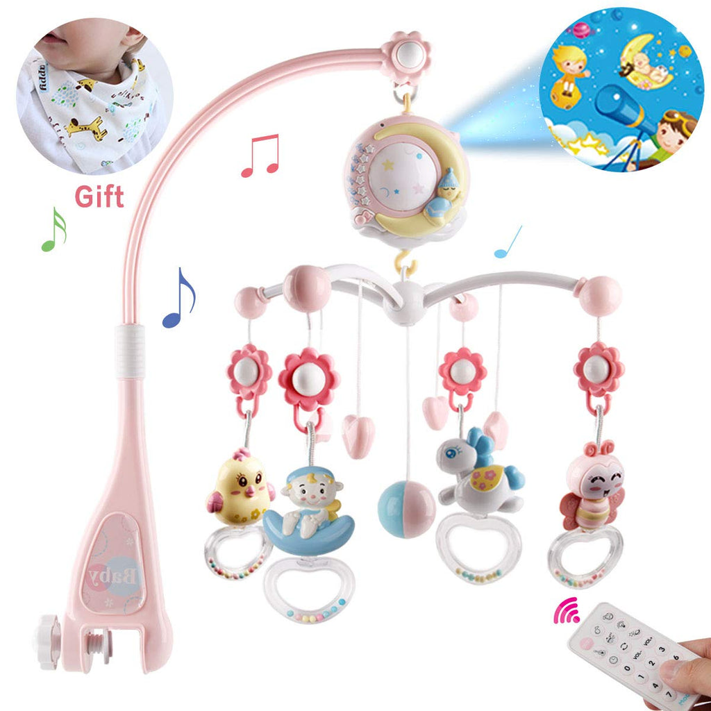 Baby Musical Crib Mobile with Projector and Night Light Q9005