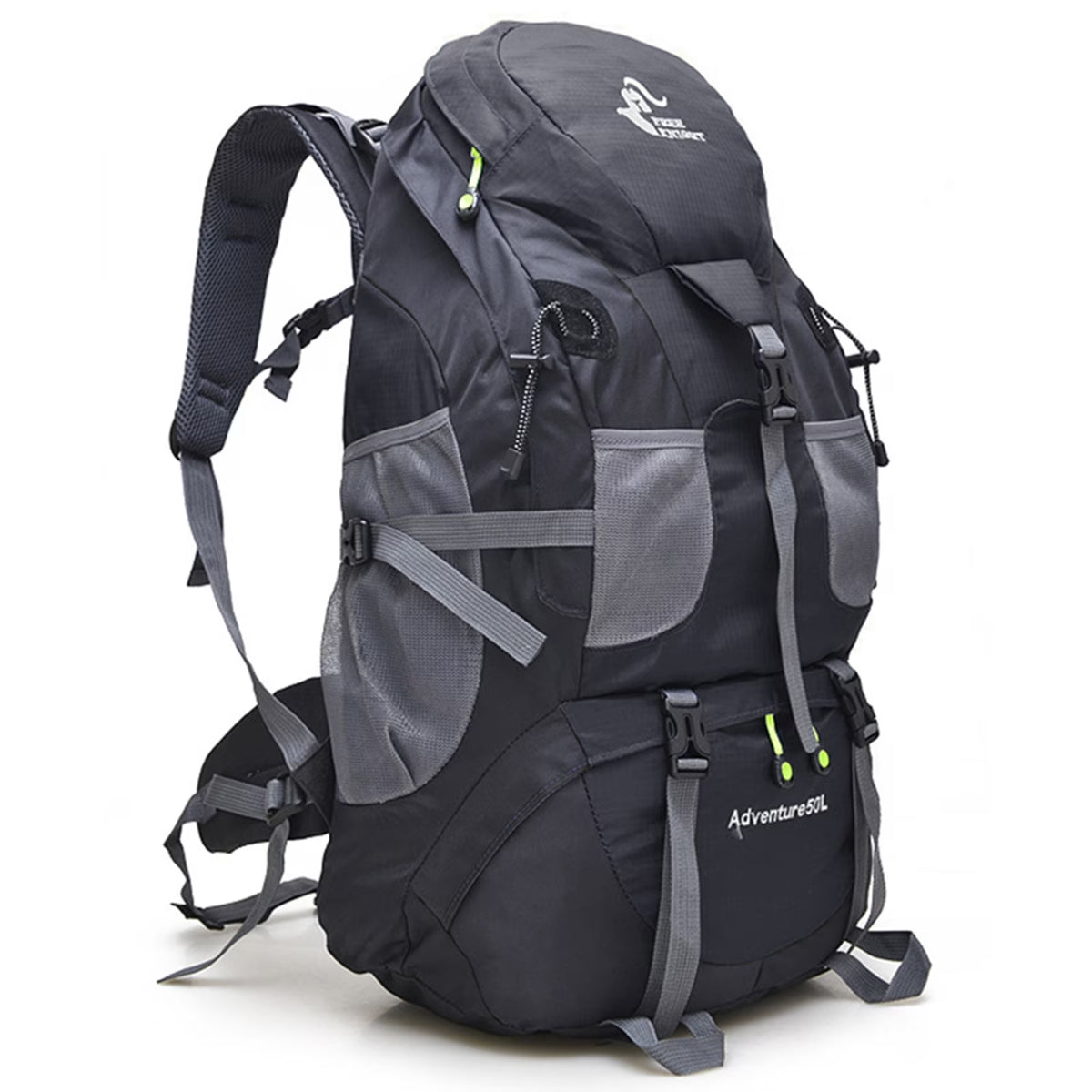 50L Water-resistant Hiking Backpack Daypack A641