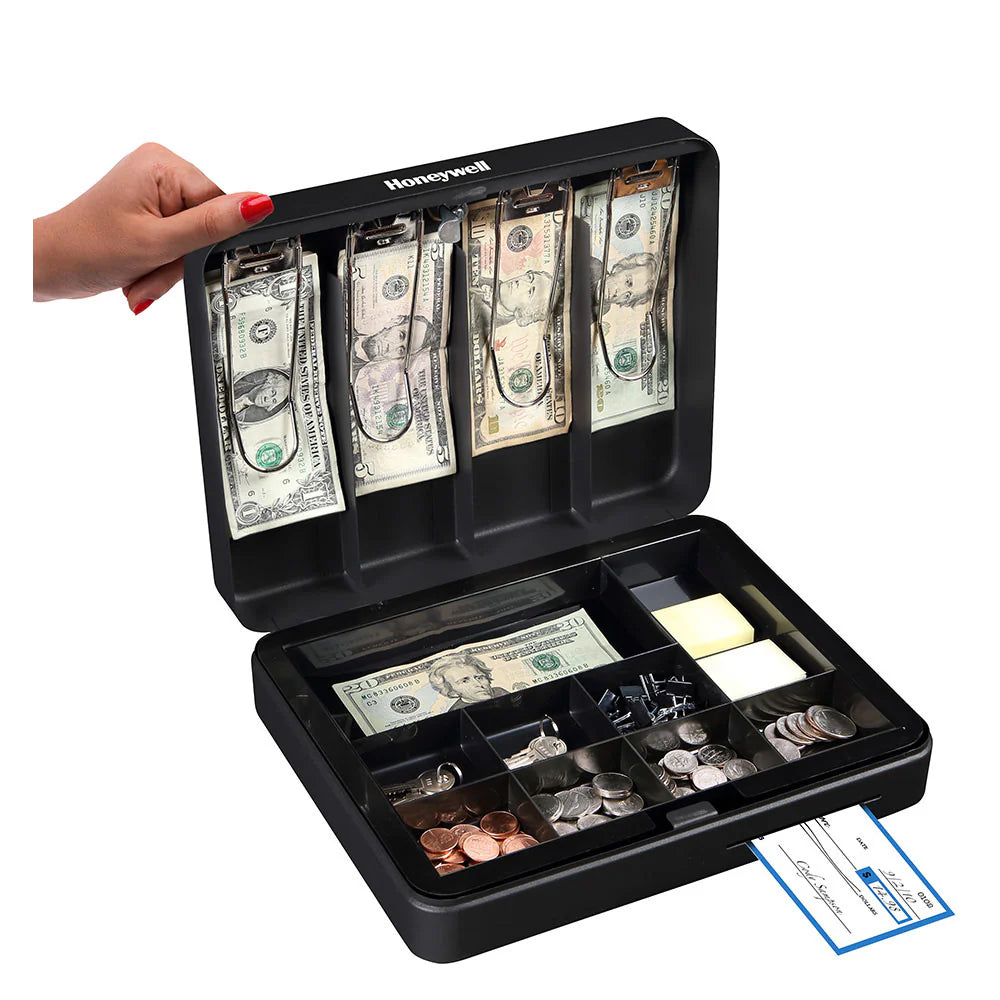 Cash Box 5 Bill 8 Coin Slots C5755