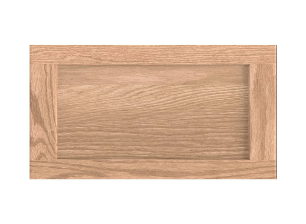 12 x 24 inch Unfinished Oak Wood Cabinet Door Q113824
