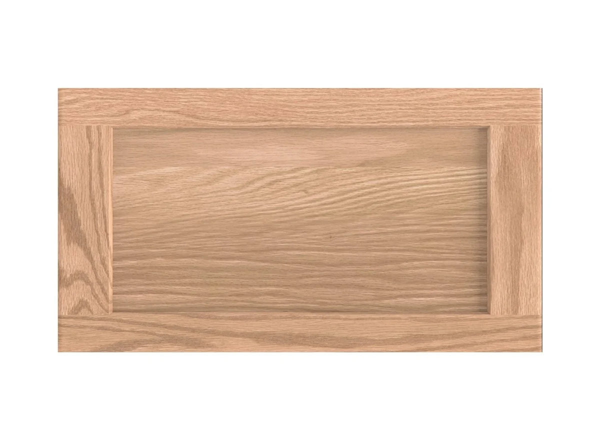 12 x 24 inch Unfinished Oak Wood Cabinet Door Q113824