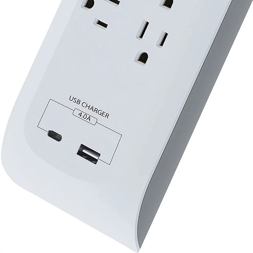 8-Outlet USB-A and USB-C Surge Protector Power Strip Z972