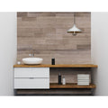 Reclaimed Peel & Stick Solid Wood Wall Paneling M494395