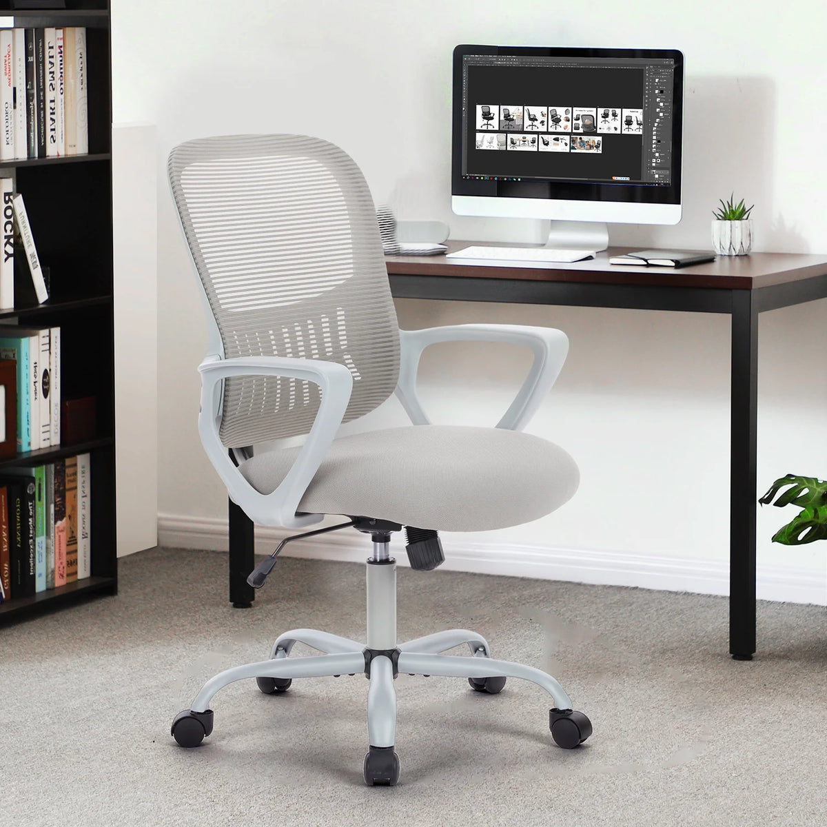 Ergonomic Mesh Office Chair with Lumbar Support S6207