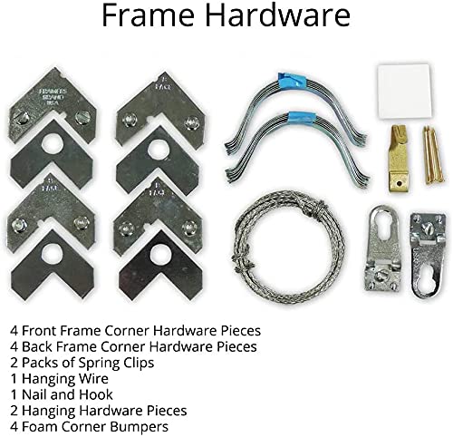 22 x 42 1/2 Satin Black Metal Frame G473453