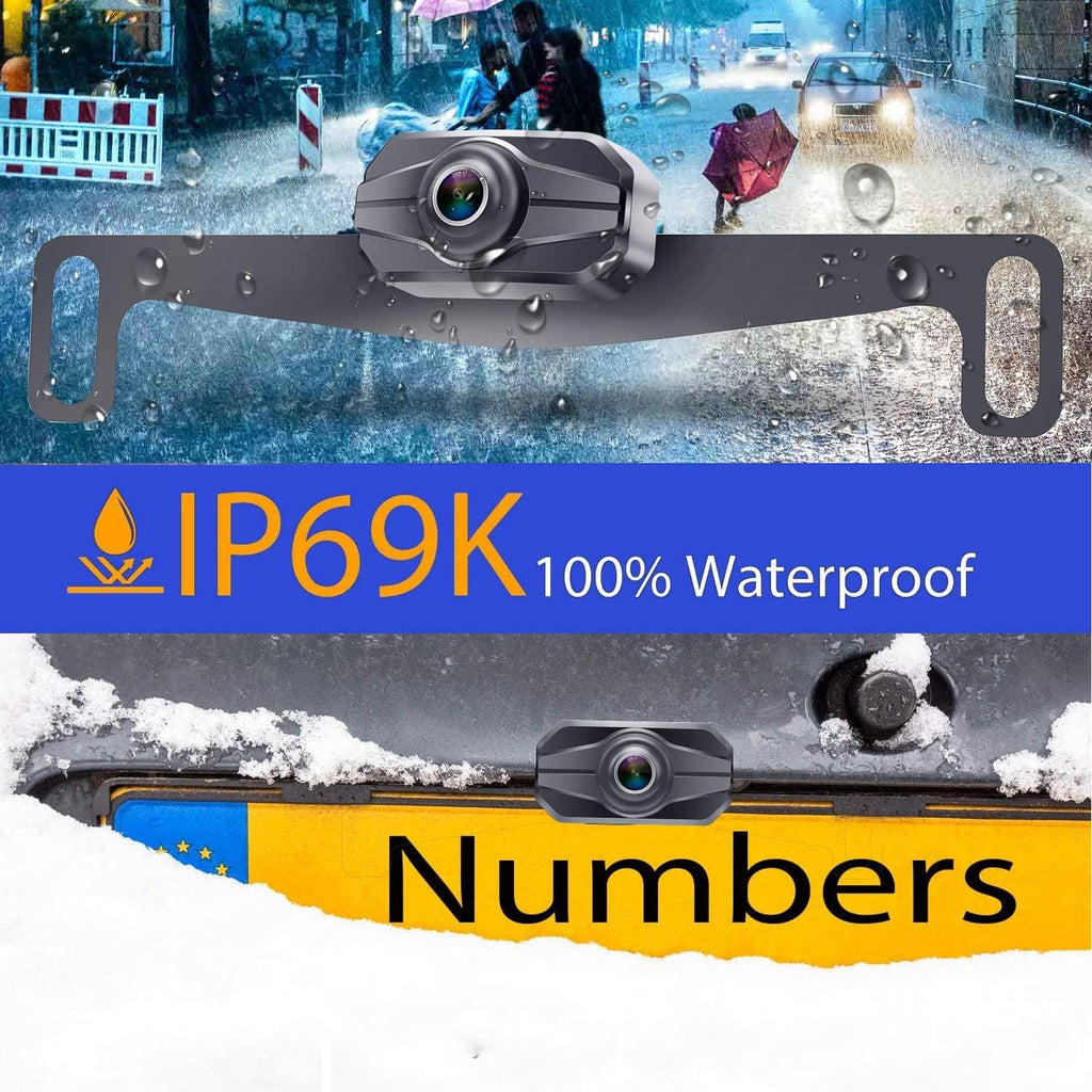 Wireless HD 1080P Backup Camera 5" Monitor Y589630