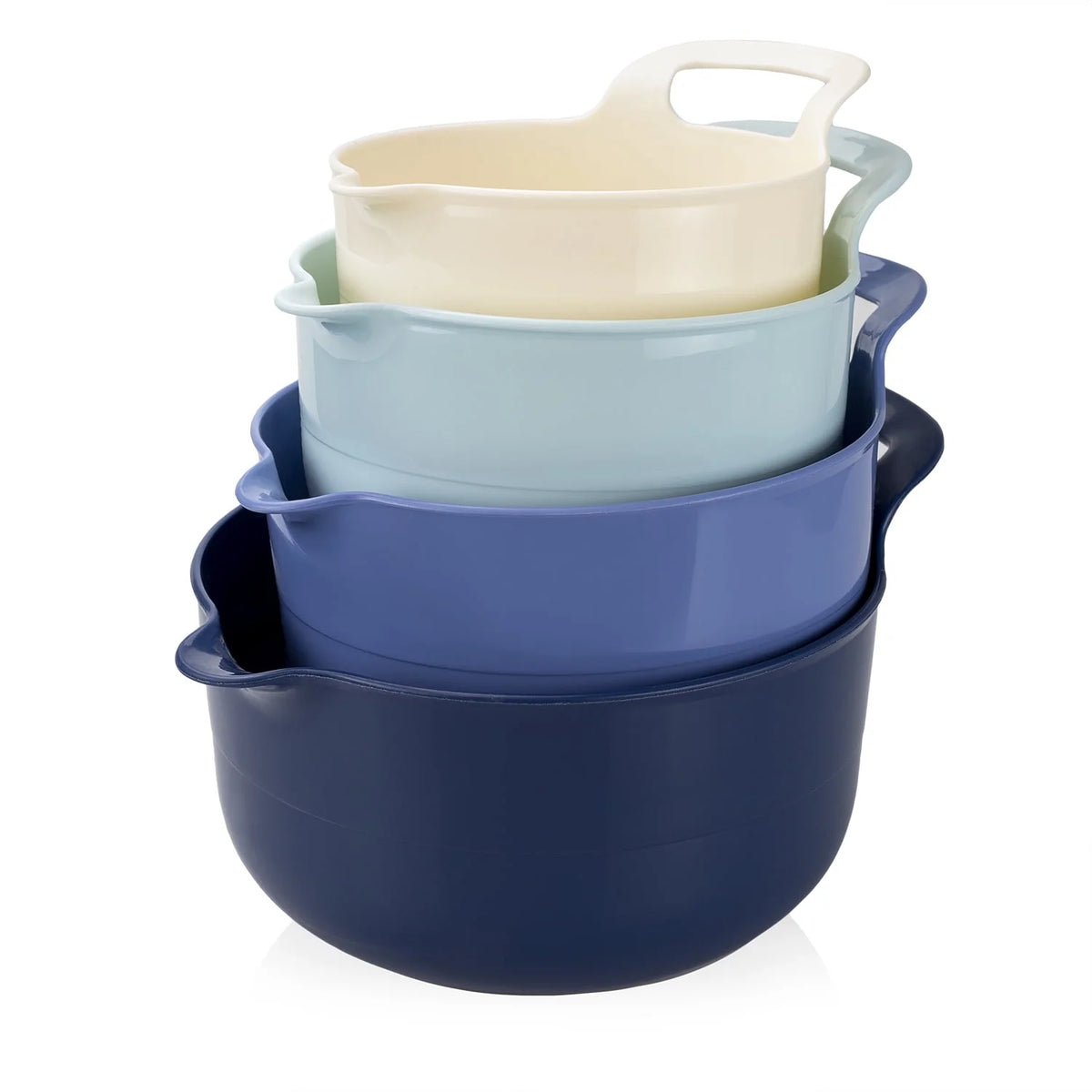 4 Piece Nesting Plastic Mixing Bowl Set B398577
