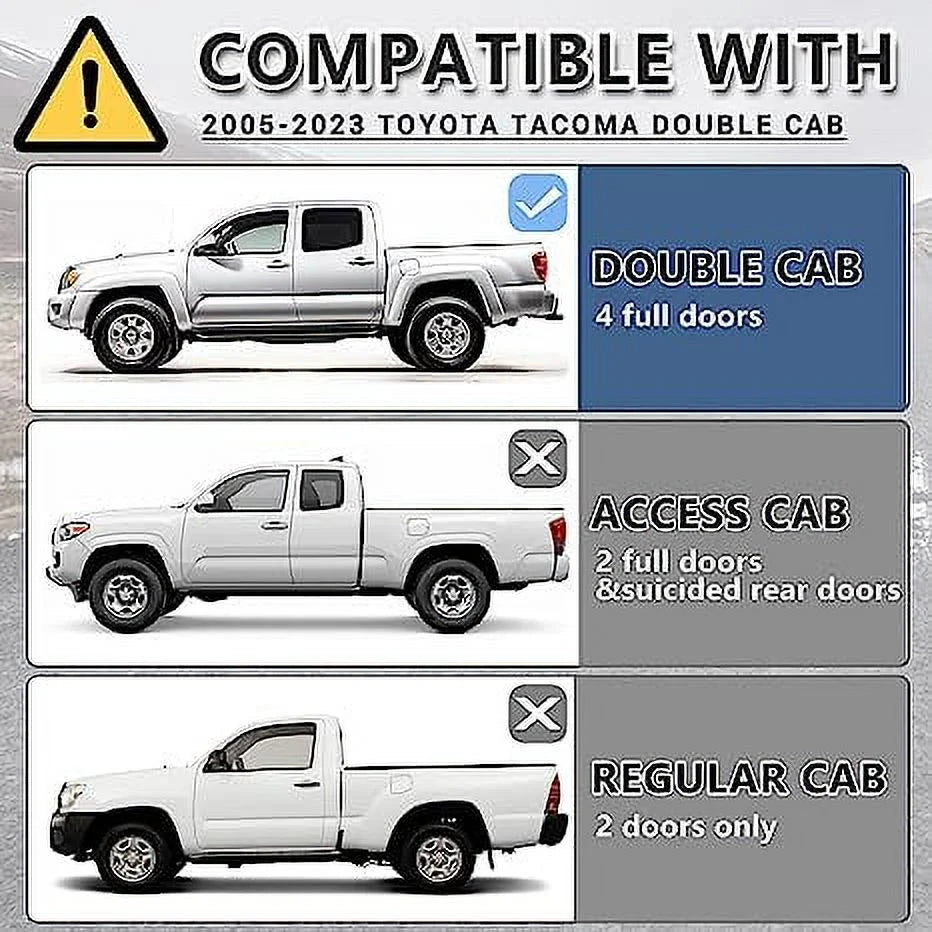6-Inch Aluminum Running Boards Side Steps Nerf Bars G521