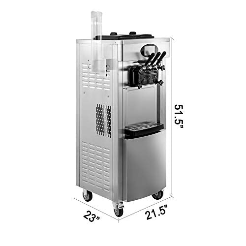 Commercial Soft Ice Cream Machine 3 Flavors C73527