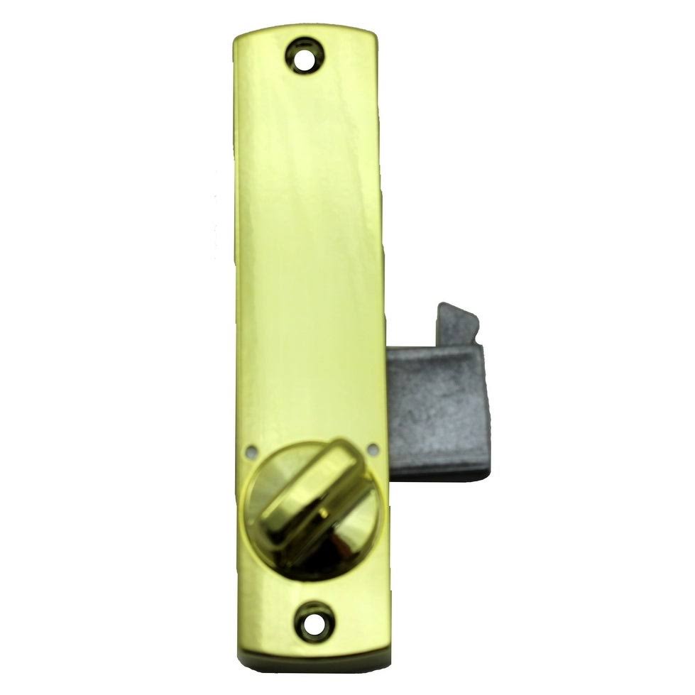 White Mechanical Keyless Hook Bolt Sliding Door Lock D7796