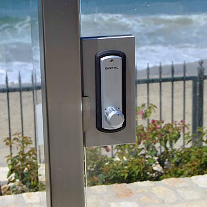 Satin Chrome Mechanical Keyless Door Knob S194642