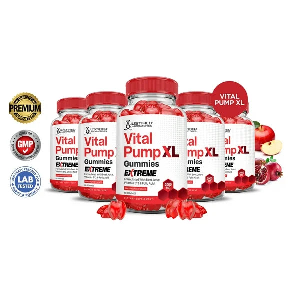 2000MG Beet Juice Pomegranate B12 Vegan Gummies A8446