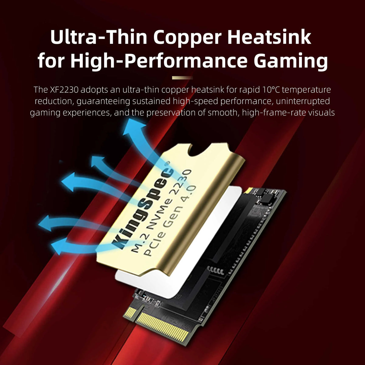 512GB M.2 2230 SSD PCIe 4.0 Copper Heatsink O509258