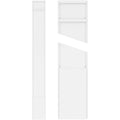 Smooth PVC Pilaster with Decorative Capital & Base (Pair) M85750