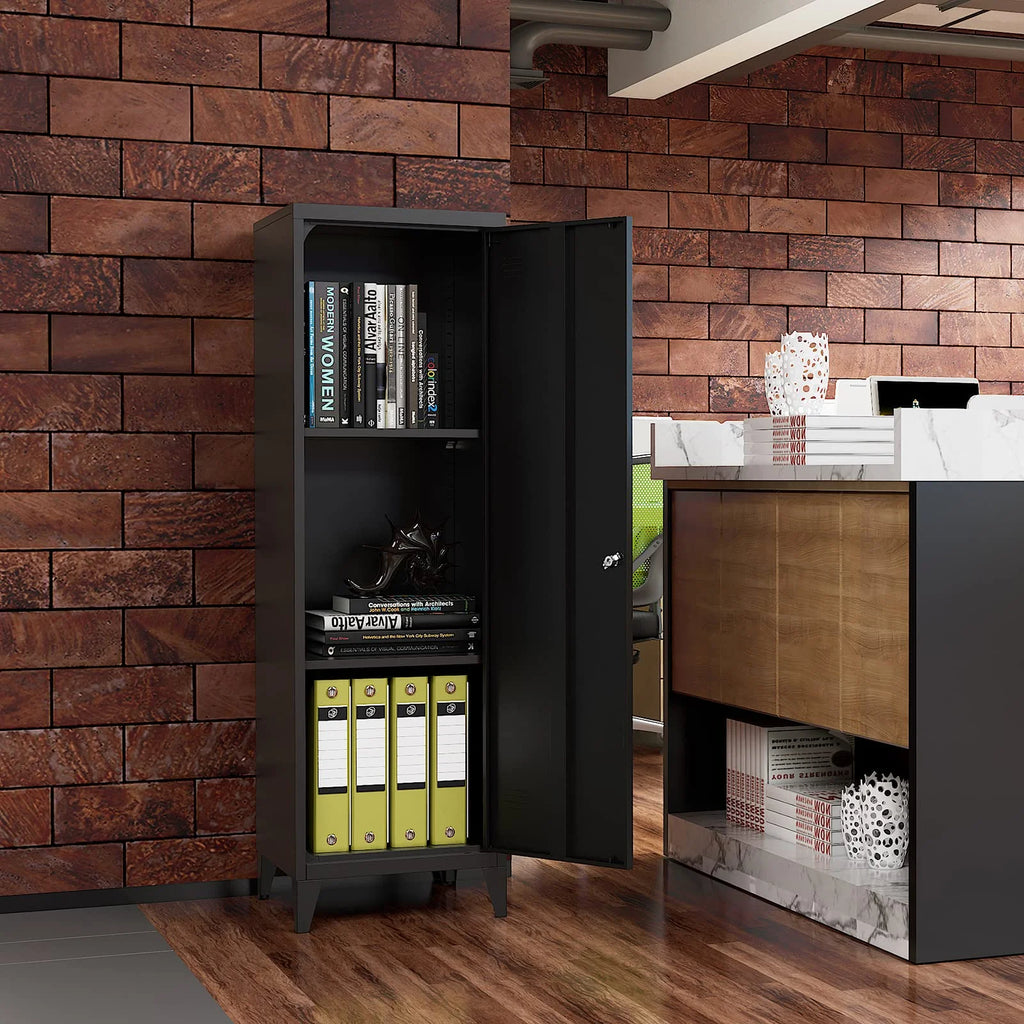 Metal Locker Storage Cabinet with Locking Door V74520