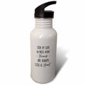 21oz Flip Straw Water Bottle P8129