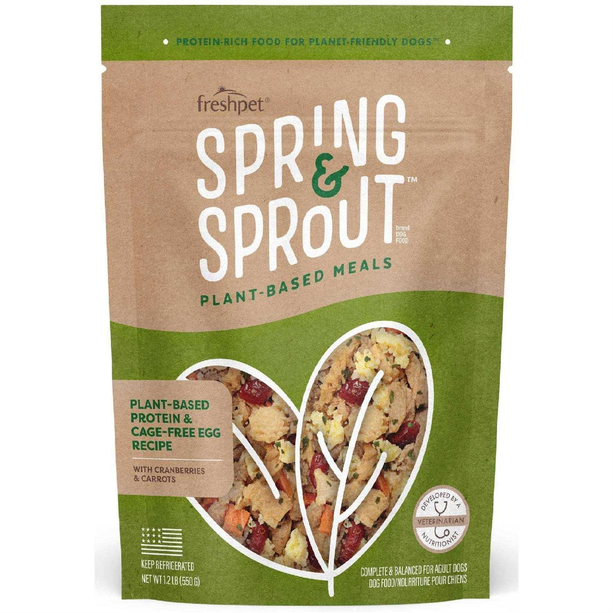 Plant-Based Protein & Cage-Free Egg Recipe Dog Food O1596