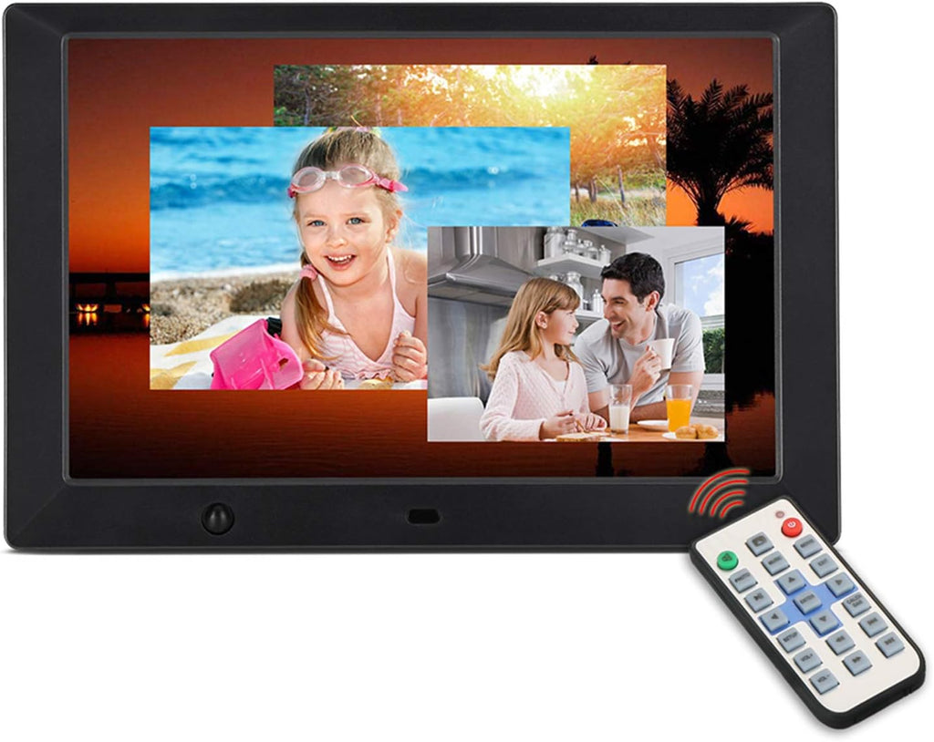 10 inch Digital Picture Frame with 16:9 Screen, 1080P Video F247