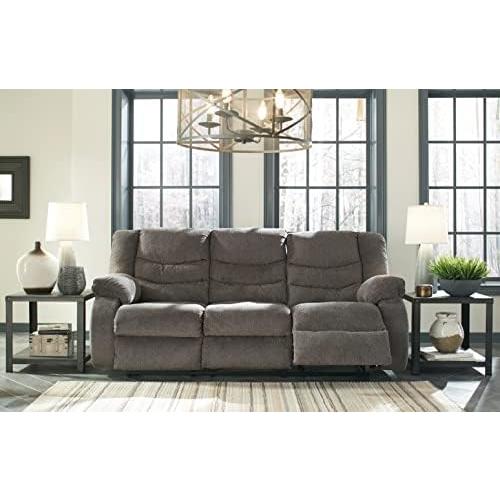 Dark Gray Manual Reclining Sofa L678