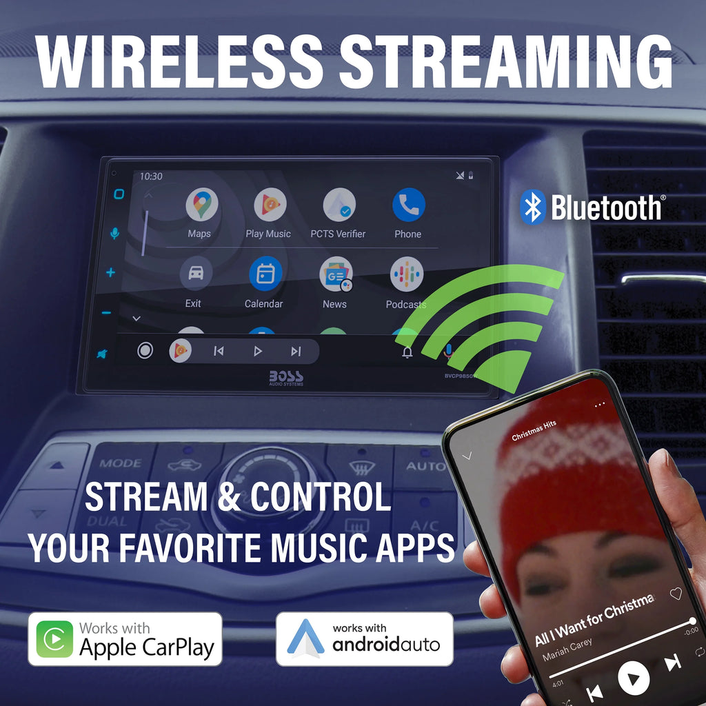 Wireless Apple CarPlay Car Audio Stereo System E2231