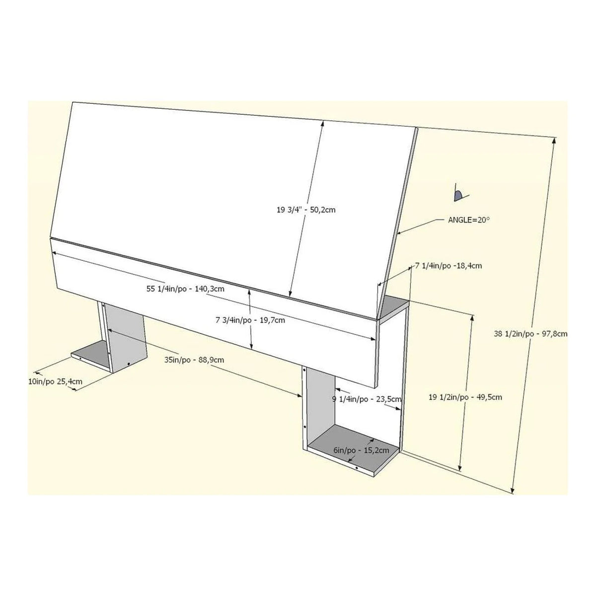 4 Piece Full Size Bedroom Set P9343