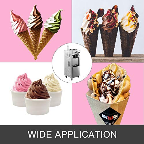 Commercial Soft Ice Cream Machine 3 Flavors C73527