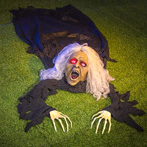 Zombie Halloween Decoration with Sound Effect & Lighted Eyes D112718