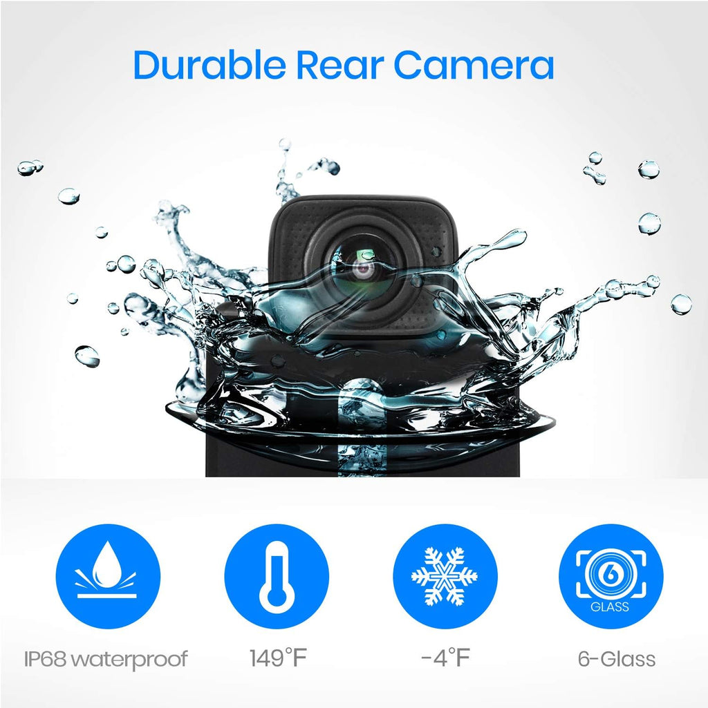 Wireless Backup Camera Kit with 4.3'' Monitor & Rear View Camera V464554