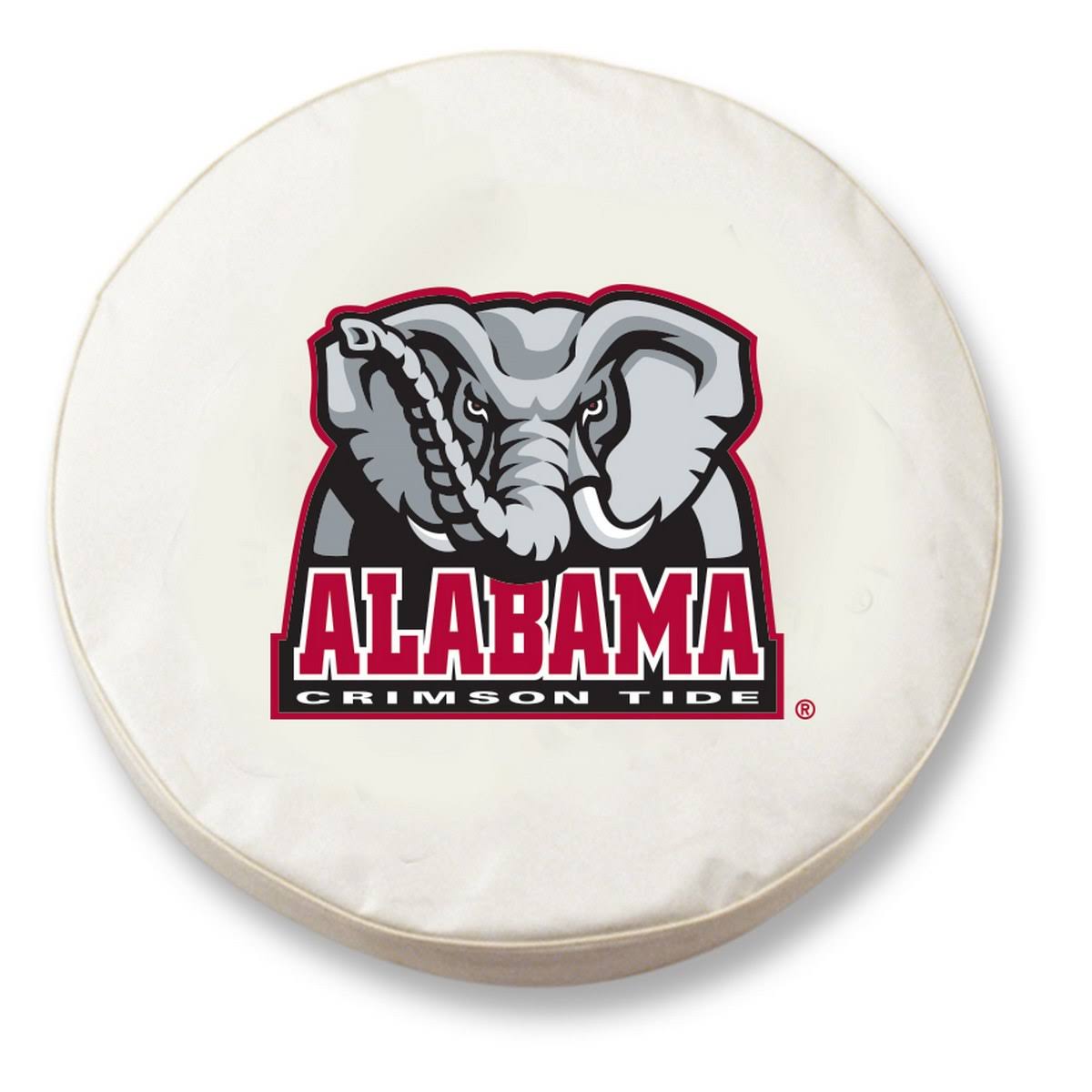 White Vinyl Fitted Car Tire Cover K503937