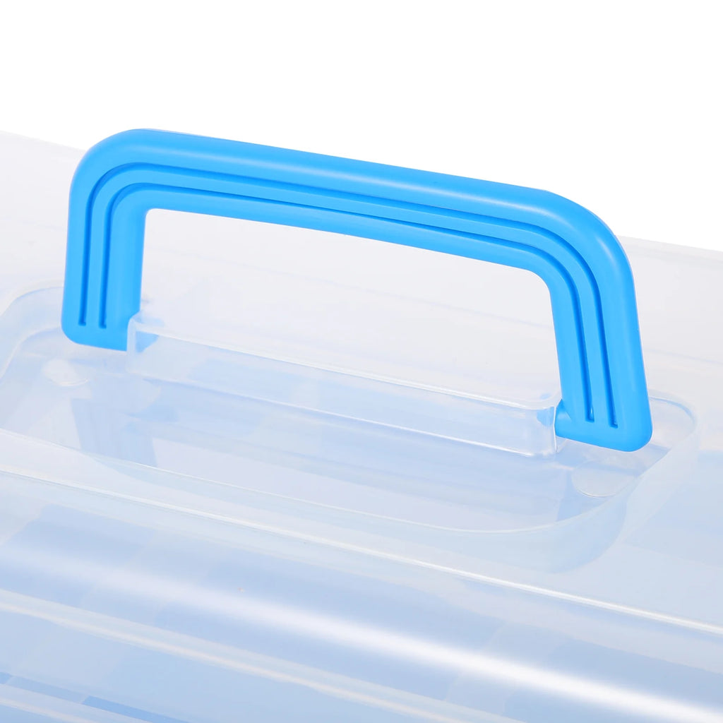 Blue Stackable Collapsible Storage Box L75595