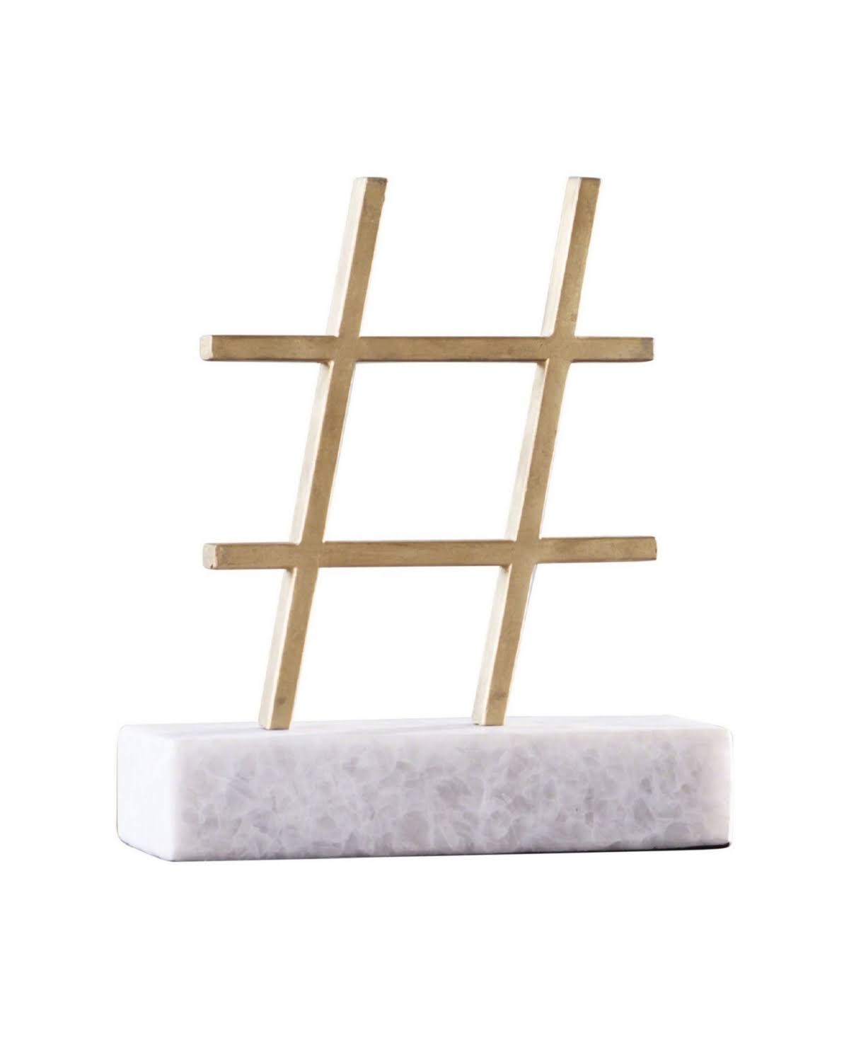 Gold Hashtag F15299