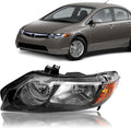 Halogen Headlights Assembly for 2006 2007 2008 Honda Civic Y380553