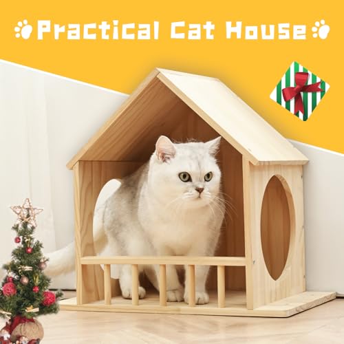 9pc Wooden Cat Wall Shelves with Condo Houses Perches Ladders and Scratching Posts Z14621