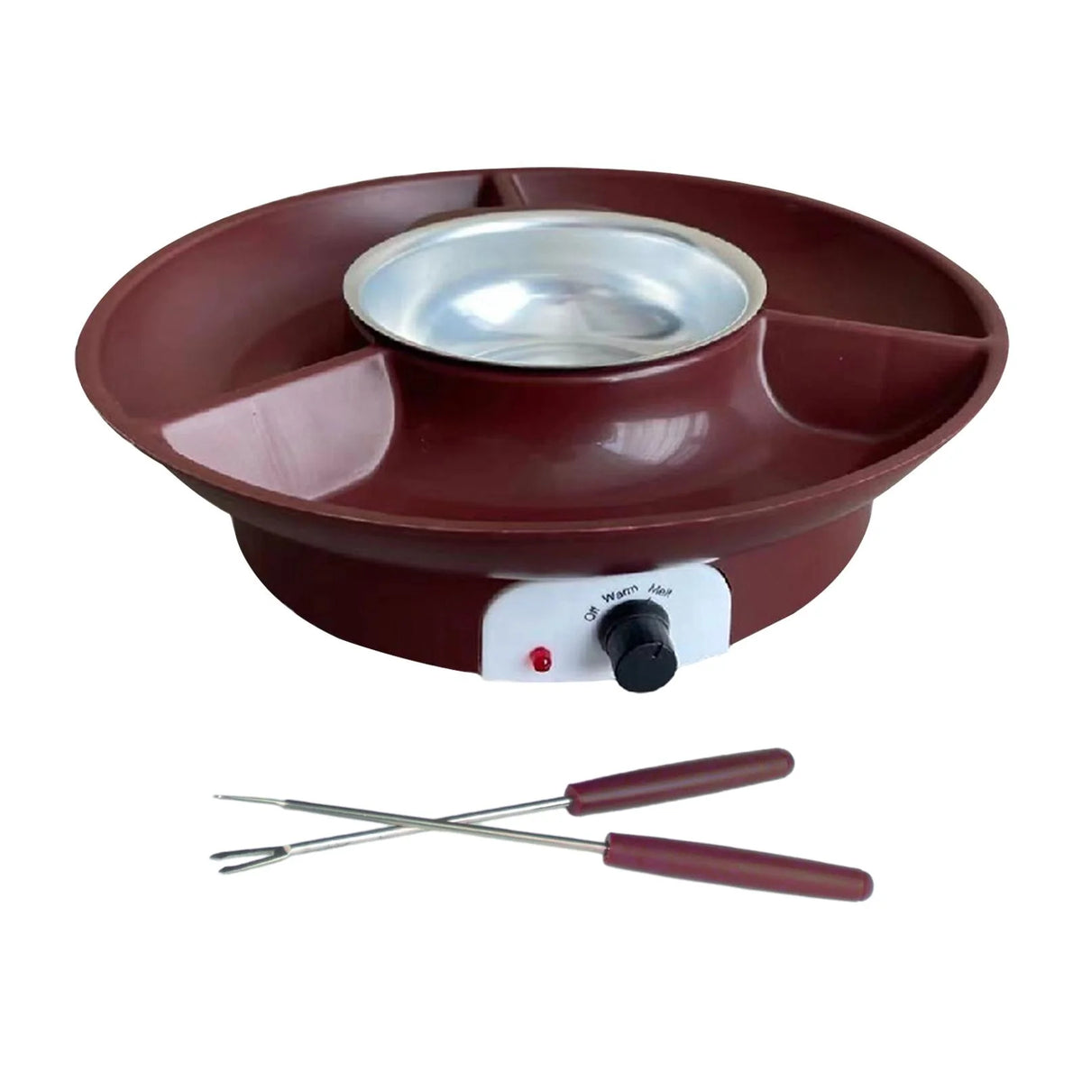 Electric Fondue Pot Set with Temperature Control S8213