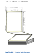 Matte Paper Labels 850/Carton Z150