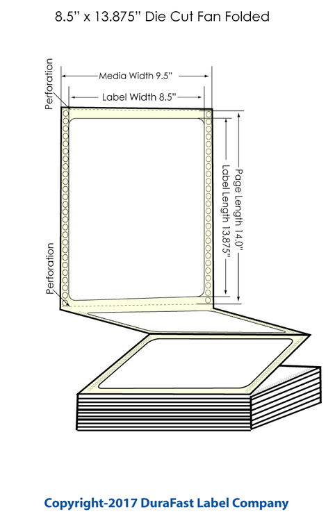 Matte Paper Labels 850/Carton Z150