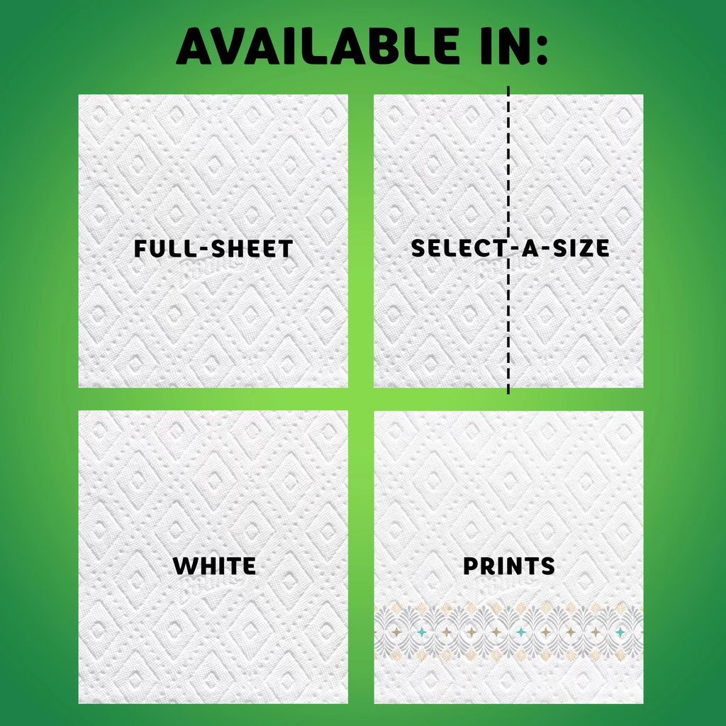 White Paper Towels 6 Double Rolls D2735