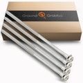 11 Inch 4 Pack Heavy Duty Screw-In Ground Anchors Q818
