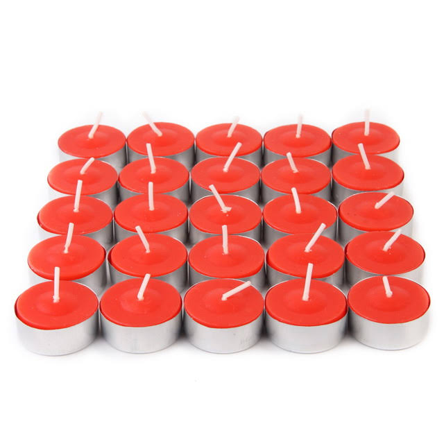 Red Citronella Tealight Candles 1200 Pcs P650