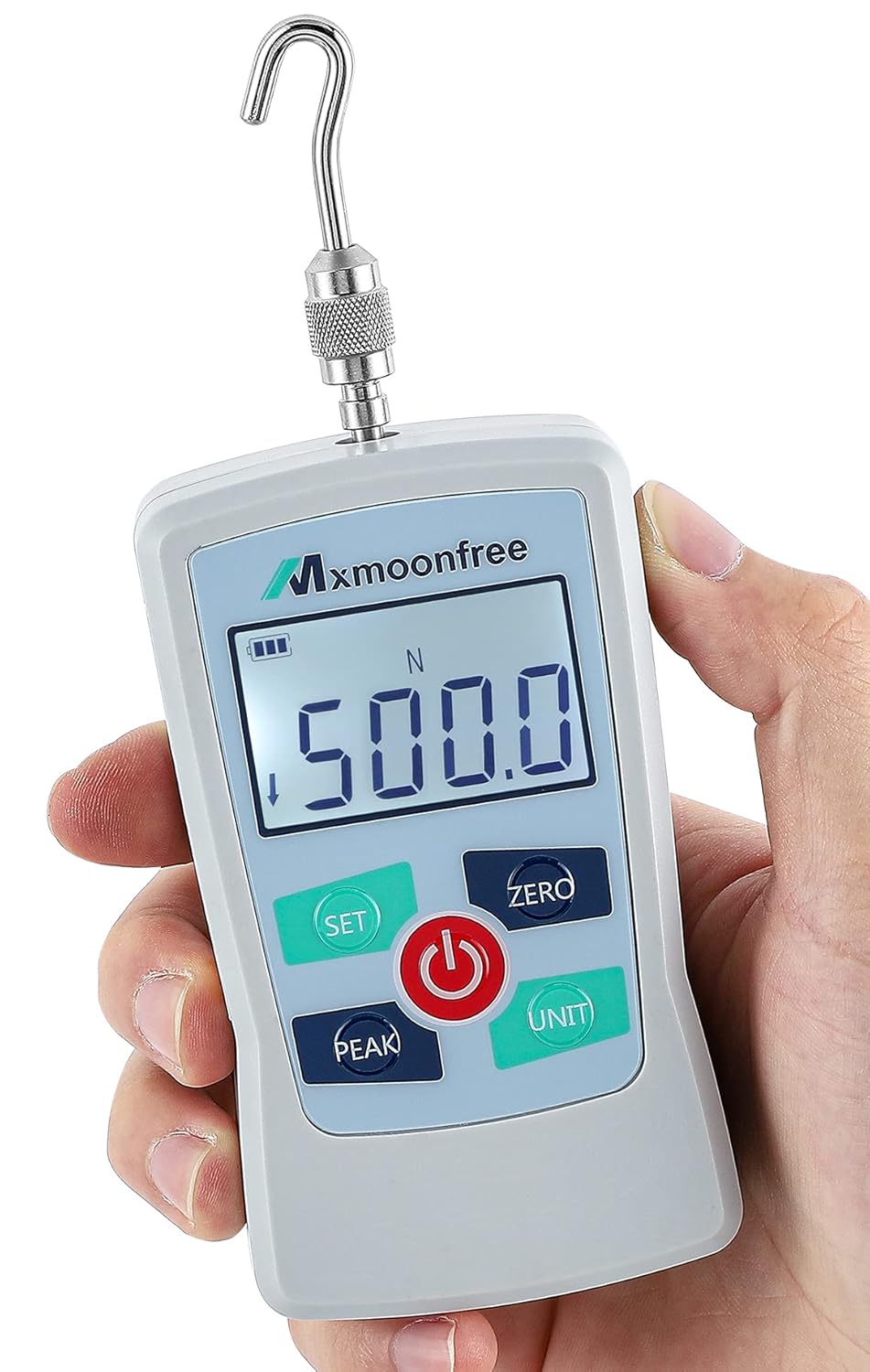 500N Digital Force Gauge Portable Force Meter with Storage Case X53577