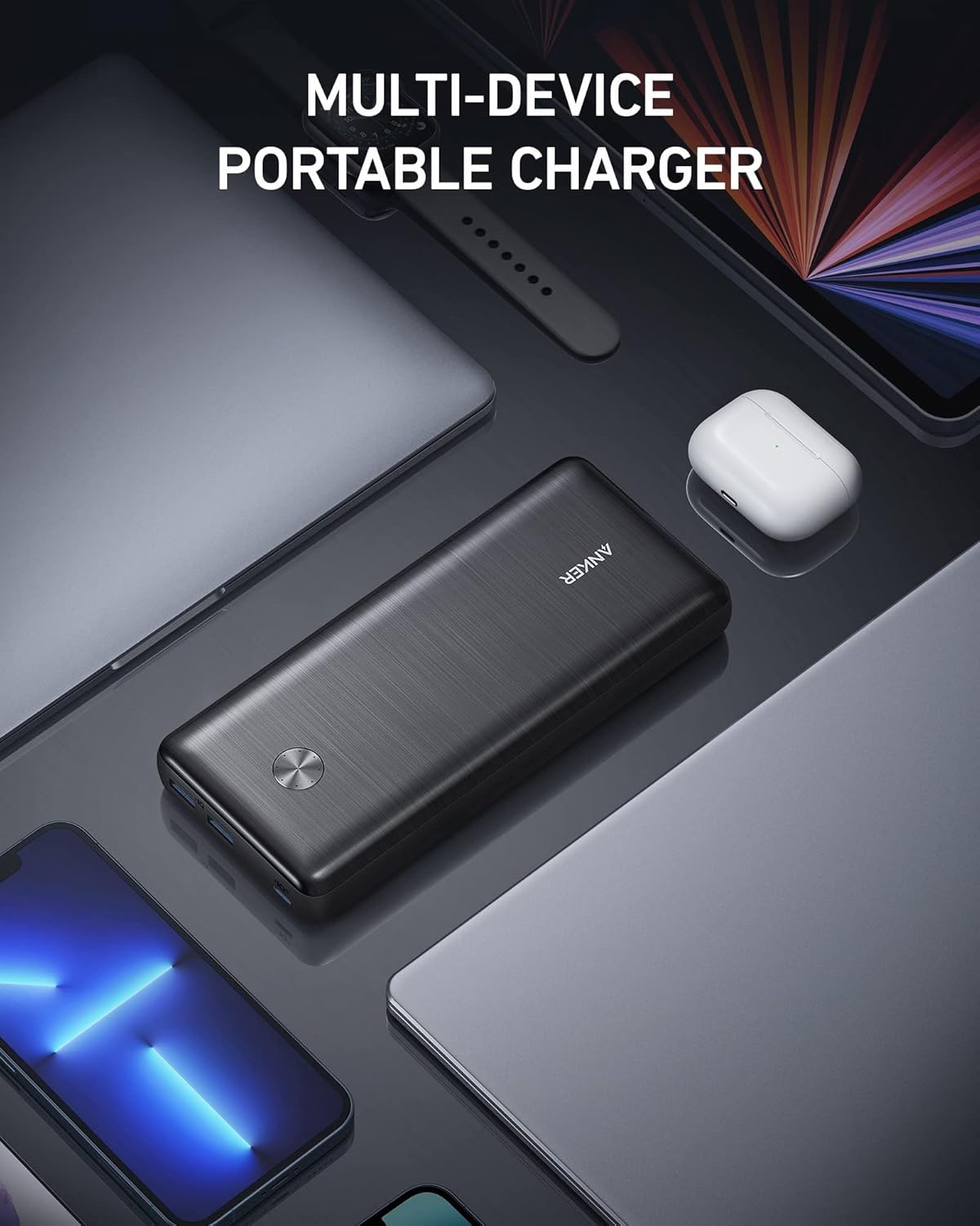 Portable Charger 25,600 mAh 65W PD Wall Charger Battery Pack C83826