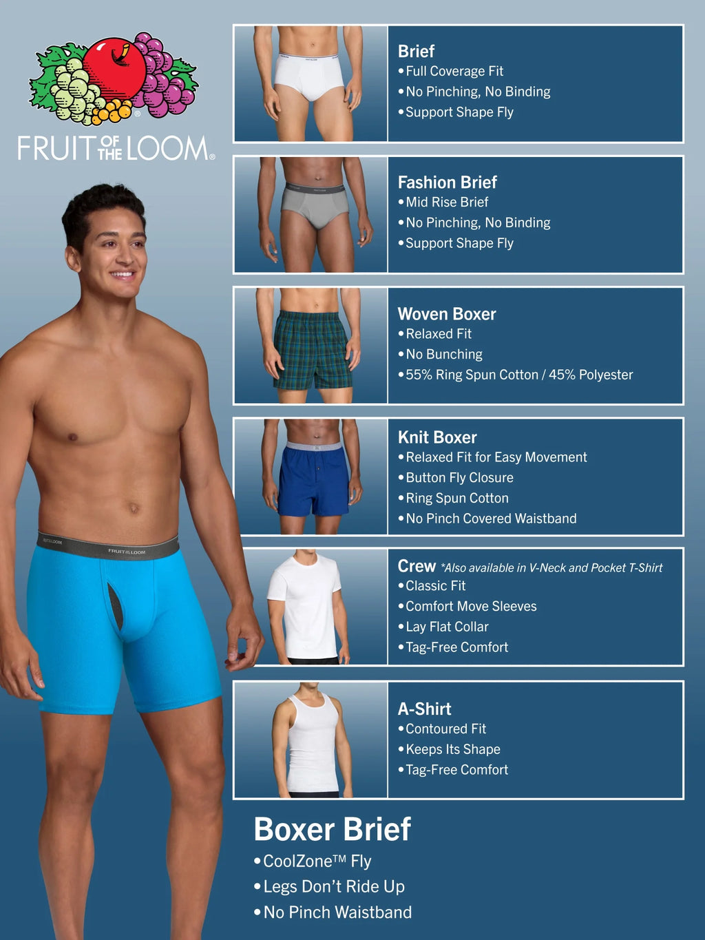 6 Pack Woven Boxers F296341