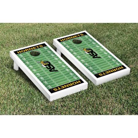 Regulation Cornhole Game Set Football Field Version J837342