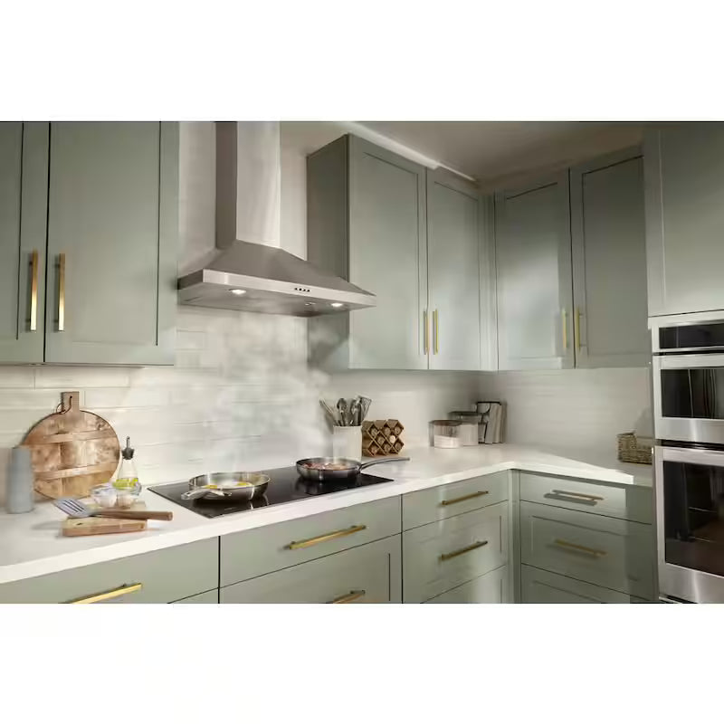 Wall-Mount Range Hood with light in Stainless Steel Y359