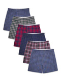 6 Pack Woven Boxers F296341