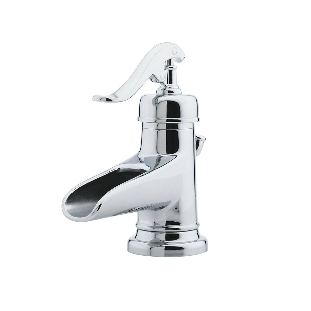 Polished Chrome Single-Handle Bathroom Faucet Y3785
