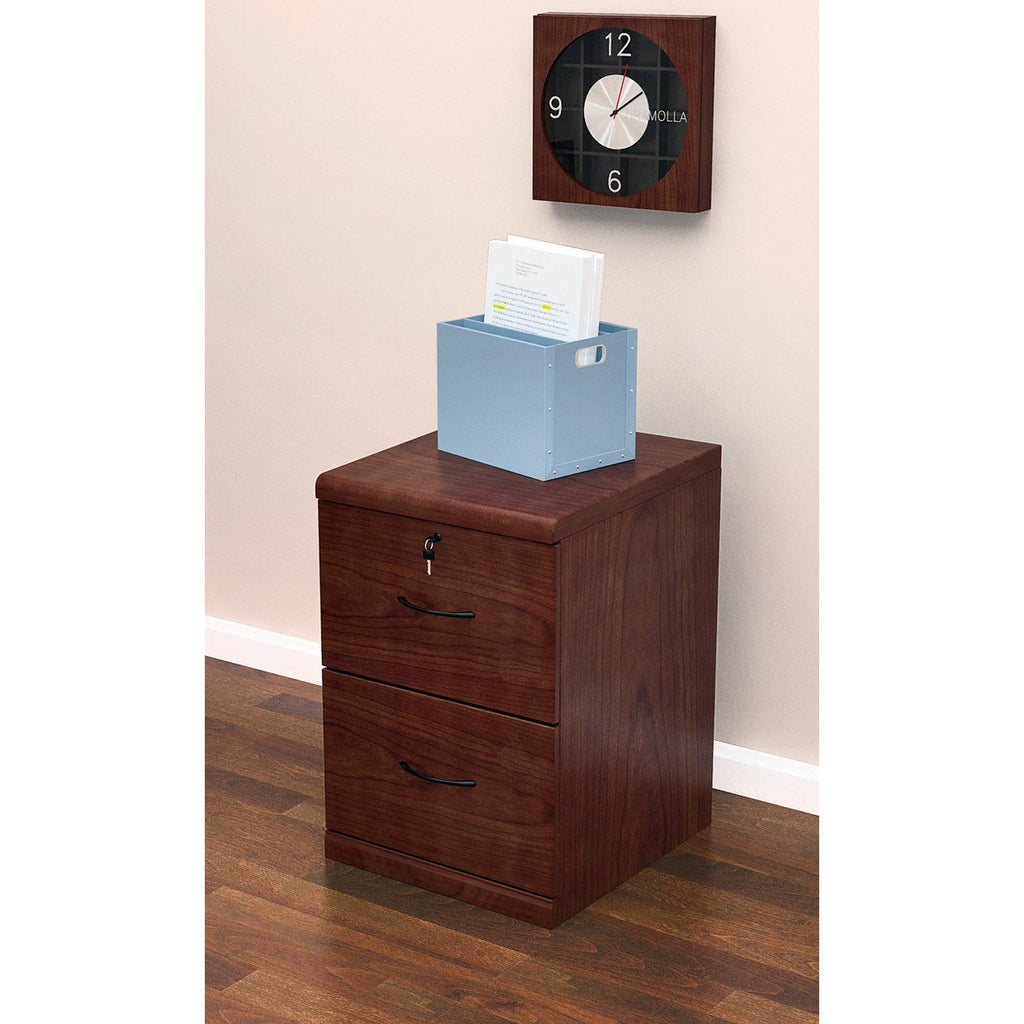 Cherry 2 Drawer Vertical File Cabinet I723959