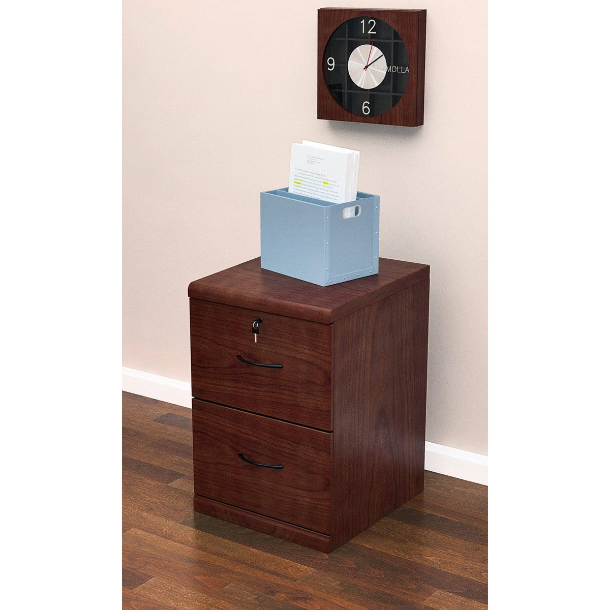 Cherry 2 Drawer Vertical File Cabinet I723959